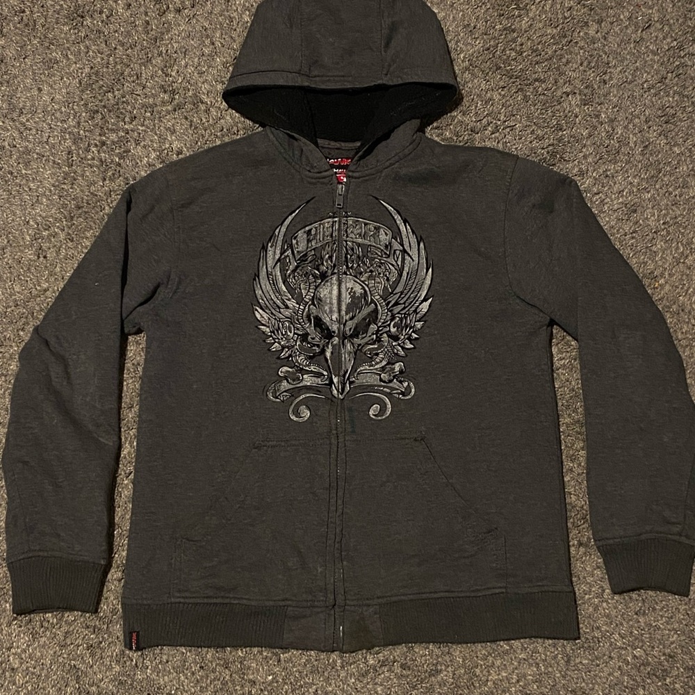 Tony Hawk Gray Affliction Type Jacket